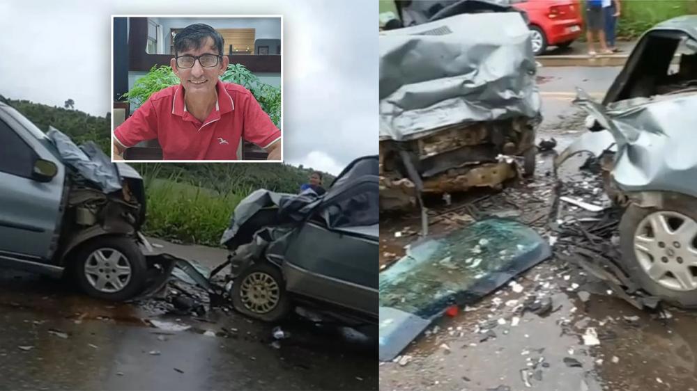 João Batista Naider, de 55 anos, seguia sentido Teófilo Otoni quando o acidente aconteceu — Foto: Redes sociais